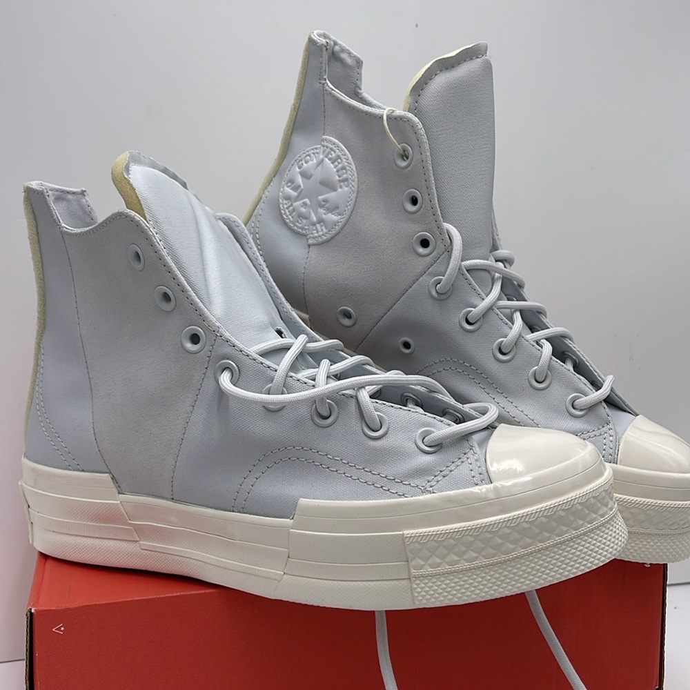 Converse WMNS CHUCK 70 PLUS HI MOONBATHE/EGRET/MOONBATHE A05259C Platforms Snkrs - Picture 7 of 16